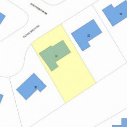 30 Silver Birch Rd, Newton MA 02468-2311 plot plan