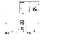 194 Dedham St, Newton MA 02461-2118 floor plan
