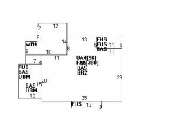 1412 Beacon St, Newton MA 02468-1628 floor plan