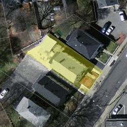25 Elliot St, Newton MA 02461-1604 aerial view
