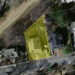 49 Hillside Rd, Newton MA 02461-1440 aerial view
