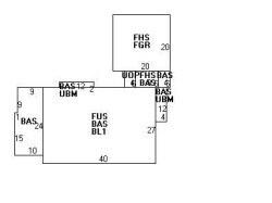 735 Centre St, Newton MA  02458-2531 floor plan