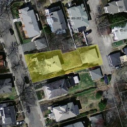 138 Harvard St, Newton MA 02460-2204 aerial view