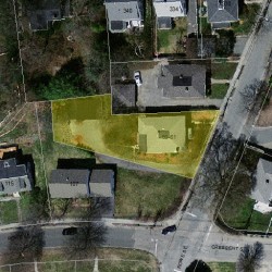61 Rowe St, Newton MA 02466-1524 aerial view