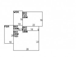 302 Cypress St, Newton MA  02459-2230 floor plan