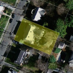 50 Prentice Rd, Newton MA  02459-1343 aerial view