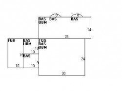 110 Nevada St, Newton MA  02460-1148 floor plan