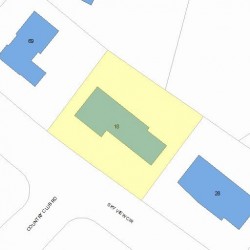 18 Sky View Cir, Newton MA  02459-3158 plot plan