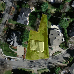 81 Farina Rd, Newton MA 02459-2833 aerial view