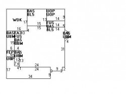 105 Temple St, Newton MA  02465-2306 floor plan