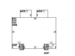 100 Dalby St, Newton MA 02458-1033 floor plan