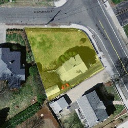 395 Winchester St, Newton MA  02461-2008 aerial view