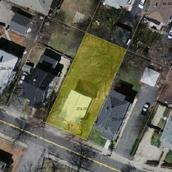 281 Auburndale Ave, Newton MA  02466-1603 aerial view