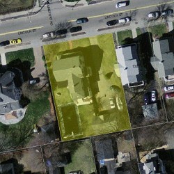 138 Lincoln St, Newton MA 02461-1510 aerial view