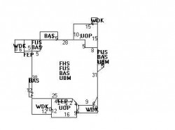 234 Park St, Newton MA 02458-2313 floor plan