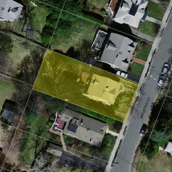 21 Bradford Rd, Newton MA 02461-1003 aerial view