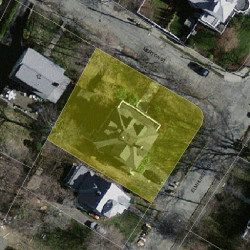 6 Merton St, Newton MA 02458-2222 aerial view