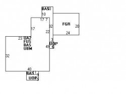 193 Ward St, Newton MA 02459-1331 floor plan