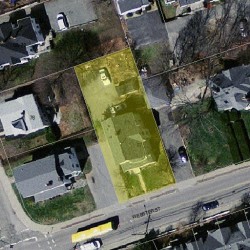 67 Webster St, Newton MA 02465-1818 aerial view