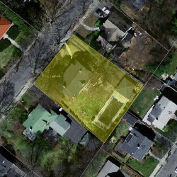 48 Windermere Rd, Newton MA  02466-2520 aerial view