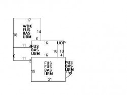 9 Winthrop Ave, Newton MA 02458-1810 floor plan
