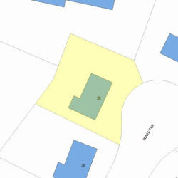 28 Renee Ter, Newton MA  02459-2303 plot plan