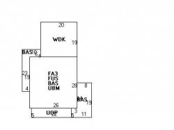 222 Winslow Rd, Newton MA  02468-1714 floor plan