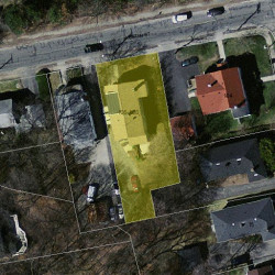 106 Austin St, Newton MA 02460-1849 aerial view