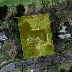 29 Caroline Park, Newton MA 02468-1101 aerial view