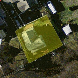 102 Los Angeles St, Newton MA 02458-1019 aerial view