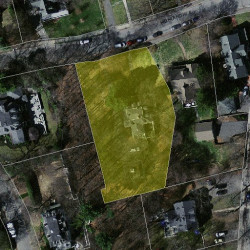 104 Highland Ave, Newton MA 02460-1836 aerial view