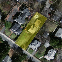 85 Central St, Newton MA  02466-2403 aerial view