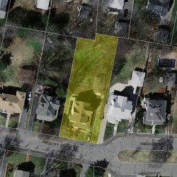 66 Prescott St, Newton MA 02460-1719 aerial view