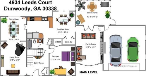 4934 Leeds Ct, Atlanta GA exterior