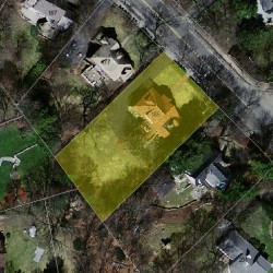 185 Valentine St, Newton MA 02465-3029 aerial view