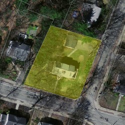 205 Mill St, Newton MA 02460-2447 aerial view