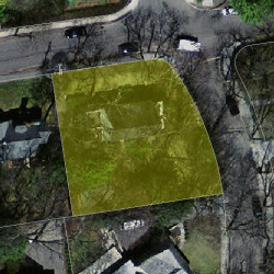 415 Highland St, Newton MA  02465-2707 aerial view