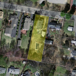 85 Cornell St, Newton MA  02462-1320 aerial view