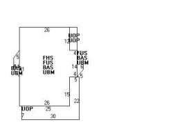 36 Hollis St, Newton MA  02458-2010 floor plan