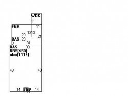 55 Fair Oaks Ave, Newton MA 02460-1216 floor plan