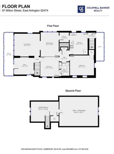 97 Milton St, Arlington MA  02474-8734 exterior