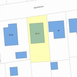 30 Madison Ave, Newton MA 02460-1905 plot plan