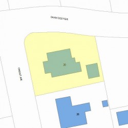20 Orient Ave, Newton MA  02459-1426 plot plan