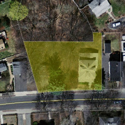 77 Auburndale Ave, Newton MA 02465-1419 aerial view
