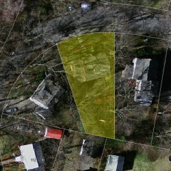 88 Brackett Rd, Newton MA  02458-2614 aerial view