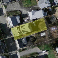 92 Dalby St, Newton MA  02458-1033 aerial view