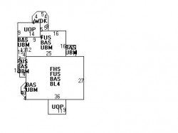 1471 Centre St, Newton MA  02461-1230 floor plan