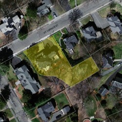 302 Mount Vernon St, Newton MA 02465-2521 aerial view