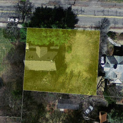 398 Woodward St, Newton MA 02468-1523 aerial view