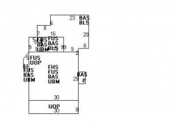 14 Oxford Rd, Newton MA 02459-2405 floor plan